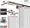Deco-Raum® Gardinenstange Zylinder 25mm 1-läufig | Länge: 290cm | Material: Metall | Farbe: Bild 4