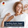 Bettenhaus Breuer Daunenkissen Kopfkissen Daunenkissen 100% sibirische Daunen 500g leicht weich 80x80, Füllung: 100% sibirische Daunen, Bezug: 100% Baumwolle, Seitenschläfer, Rückenschläfer, Bauchschläfer, Hergestellt in Deutschland Bild 3