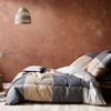 Fleuresse Lech Edelflanell Bettwäsche 135x200 Karo karamell grau sand 604386-07 Bild 5