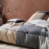 Fleuresse Lech Edelflanell Bettwäsche 135x200 Karo karamell grau sand 604386-07 Bild 2