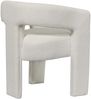 Livin Hill Gepolsterter Stuhl mit Armlehne Leith Weiß LET71W 75 x 58 x 62 cm Bild 4