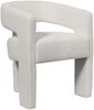 Livin Hill Gepolsterter Stuhl mit Armlehne Leith Weiß LET71W 75 x 58 x 62 cm Bild 2