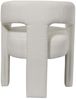 Livin Hill Gepolsterter Stuhl mit Armlehne Leith Weiß LET71W 75 x 58 x 62 cm Bild 5