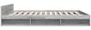 vidaXL Bettgestell mit Schubladen Grau Sonoma 200x200cm Holzwerkstoff 3280725 Bild 5