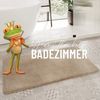 Homie Living Badematte Porto Azzurro, Höhe 30 mm, rutschhemmend beschichtet, fußbodenheizungsgeeignet, schnell trocknend, Polyester, rechteckig, Badteppich, uni, rechteckig & rund, waschbar, Badezimmerteppich Bild 3