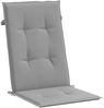 vidaXL Gartenstuhlauflagen für Hochlehner 2 Stk. Grau 120x50x3cm Stoff 43179 Bild 5