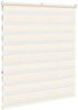 vidaXL Doppelrollo Marmorbeige 130x150cm Stoffbreite 125,9 cm Polyester 4014657 Bild 4