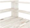 vidaXL Outdoor-Sessel Paletten Holz Weiß 49332 Bild 3