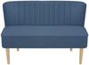vidaXL Sofa Stoff 117x55,5x77 cm Blau 244072 Bild 3