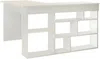 Vente-unique - LILEUL Büromöbel Holz, Platte Weiß - B 120 cm x H 72 cm x L 129 cm Bild 3