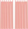 vidaXL Voile Vorhänge mit Schlaufen 2 Stk. Rosa 140x245 cm 4102289 Bild 2