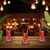 Relaxdays 10er Set Schiefer Untersetzer 10x10 cm Bild 3
