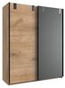 7-tlg. Jugendzimmer-Set Liverpool in Plankeneiche Graphit 140x200 Bild 4