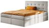 Kaiser Möbel Boxspringbett mit matratze und bettkasten, Schlafbett LUDANO stoff Noel, Inklusive zwei Containern, zwei Matratzen, Topper-Bezug Bild 4