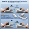 Orthopädisches Nackenkissen Memory Foam höhenverstellbar kühlend für Bild 2