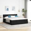 vidaXL Ottoman-Bett mit Matratzen Schwarz 180x200 cm Stoff 3312038 Bild 3