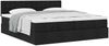 vidaXL Ottoman-Bett mit Matratzen Schwarz 180x200 cm Stoff 3312038 Bild 5