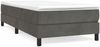 Boxspringbettgestell, Einzelbett Dunkelgrau 90x200 cm Samt Bild 2