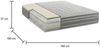 Dmora Anka-Doppelmatratze, orthopädisch aus Memory-Schaum und Taschenmikrofedern, 100 % Made in Italy, milbenhemmend und hypoallergen, 160 x 190 x 37 cm Bild 3