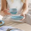 like. by Villeroy & Boch Perlemor Aqua Kaffeetasse mit Untertasse 190 ml 6er Set Bild 3