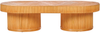 Couchtisch AIROLE Rattan Heller Holzfarbton Bild 4