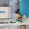 Relaxdays Briefablage aus MDF mit 3 Fächern Bild 3