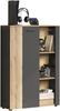 Highboard Esteban in grau und Eiche Evoke 90 x 132 cm Bild 5