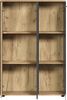 Highboard Esteban in grau und Eiche Evoke 90 x 132 cm Bild 3