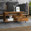vidaXL Couchtisch Räuchereiche 90 x 49 x 45 cm Holzwerkstoff [819625] Bild 3