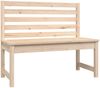 vidaXL Gartenbank 109 cm Massivholz Kiefer 824032 Bild 2