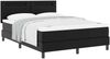 vidaXL Boxspringbett mit Matratze Schwarz 140 x 200 cm Kunstleder 3339052 Bild 2