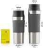 Blumtal Isolierflasche Thermobecher Classic aus Edelstahl - auslaufsicher Becher to go, hält 4h heiß/ 8h kalt, 360° Trinköffnung, Easy Quick-Press-Verschluss Bild 4