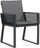 vidaXL Gartenstühle mit Kissen 2 Stk. Schwarz Poly Rattan 4008115 Bild 4