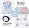 Daliya® Hochstuhl SITONMI 3in1 Kinderhochstuhl & Babyliege, extra breite Rückenlehne (Set, 7 St), Babyliege, 0-4 Jahre, breite Rückenlehne, Tablett, Korb, Platzsparend Bild 2