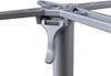 Tischgestell ILSE Doppelwangen - Aluminium Silberoptik 72x60x102cm | Tischuntergestell Tischbeine Bild 3