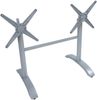 Tischgestell ILSE Doppelwangen - Aluminium Silberoptik 72x60x102cm | Tischuntergestell Tischbeine Bild 5