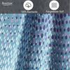 Buymax Bettwäsche Debora, Renforce: 100% Baumwolle, 3 teilig, Bettwäsche-Set, 200x200 cm, mit Reißverschluss, Blau Bild 3