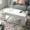 Couchtisch >Nova< höhenverstellbar in Artik-Weiß - 105x45x55 (BxHxT) Bild 2