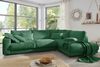 KAWOLA Sofa MADELINE Ecksofa Cord smaragd Recamiere rechts 86 x 224 x 325 cm Bild 2