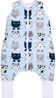 PULP BAMBOO Schlafsack fürs Baby mit Socken 2 TOG - blaue Katzen - von 0 6 m bis 2 5 Jahre Bild 1