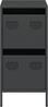 vidaXL Sideboard Schwarz 35x39x73,5 cm Kaltgewalzter Stahl 851394 Bild 5