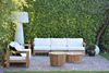Modulsofa Arki Eckelement aus recyceltem Teakholz, moderner Stil, gepolstert, Weiß Bild 2
