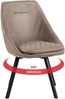 Essstuhl Drehstuhl Esszimmerstuhl Designstühle PU Lederbezug in Antik Optik Küchenstuhl Taupe 2 St. Bild 2