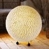 RGB LED Tischleuchte, Kugel, Muscheln, weiß, D 37 cm Bild 2