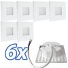 Maxkomfort LED Wandstrahler 6103, LED fest integriert, Warmweiß, 3000K, Treppenbeleuchtung Bild 4