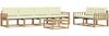 vidaXL Outdoor-Sofagarnitur 7 pcs Weiß und Creme 79 x 79 x 37 cm 3388440 Bild 2