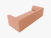 Micadoni Sofa Ruby 3-Sitzer Samt Salvador Rosa Bild 3