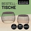 LUMALAND Beistelltisch 2er-Set - LED, Solar & USB - in- & outdoor - pflegeleicht Bild 2