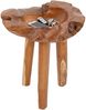 Teak Beistelltisch BIG BOWL ca. 50cm Nachttisch Blumenhocker Massivholz Teaktisch Bild 3