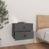 vidaXL Wand-Nachttische 2 Stk. Grau 50x36x40 cm 820981 Bild 3